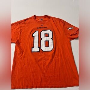 NFL Team Apparel Denver Broncos #18 Manning T-shirt Men’s XL‎